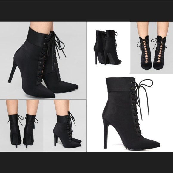 Fashion Nova Shine Bright Booties - Picture 2 of 16